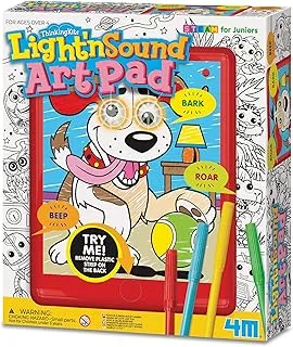 4M 404918 Thinking Kits-Light & Sound Art Pad، مختلطة الألوان