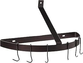 Cuisinart Chef'S Classic Half-Circle Wall-Mount Pot Rack, Oil-Rubbed Bronze