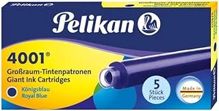 Pelikan 310748 5 Gtp/5 Ink Cartridge, Royal Blue