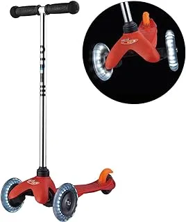 Micro Mini Classic with LED Wheels - Red | Scooter for Kids | Kids Scooter | Scooter with LED Wheels | Scooter for 3-5 Years