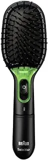 Braun Satin 7 Hair Styler Comb Brush, Black, BR710