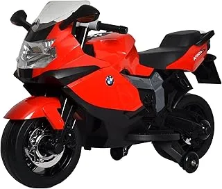 Dorsa 12V Bmw K1300S Battery Operated Ride On Bike For Kids (Red), L