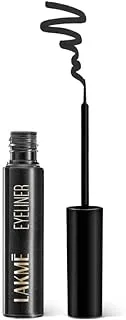 Lakmé Absolute Shine Liquid Eye Liner, Intense Color, Long Lasting, Glossy Texture, Black, 4.5 Ml