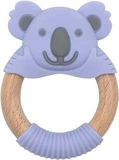 Bibibaby Teething Ring - Kira Koala (Violet/Grey)