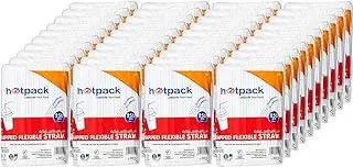 Hotpack Disposable Individually Wrapped Drinking Plastic Straw 6mm, 10000 Pieces