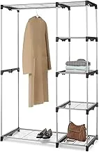 Whitmor Double Rod Freestanding Closet Heavy Duty Storage Organizer