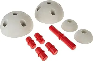 Half Balls Red - 4 and 5 connector pegs