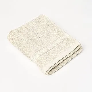 Deyarco Princess 100٪ Cotton Terry Ring Spun Hand Towel 480Gsm ، تجفيف سريع ، سريع الامتصاص ، ناعم وعالي الجودة ، مقاس: 40X70 سم ، كريمي