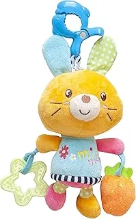 Moon Pull String MUSical Toy For Stroller, Car Seats, Diaper Bags, 3 Months Above, Rabbit