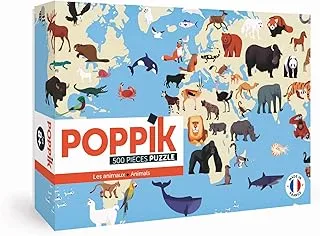 Poppik Jigsaw Animal Puzzle for Kids Ages 7+ Years, 500pcs