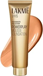 Lakme 9 To 5 Weightless Mousse Foundation, Rose Ivory - 25 gm