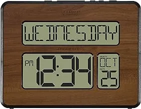 La Crosse Technology 513-1419-WA-INT Atomic Large Full Digital Calendar Clock