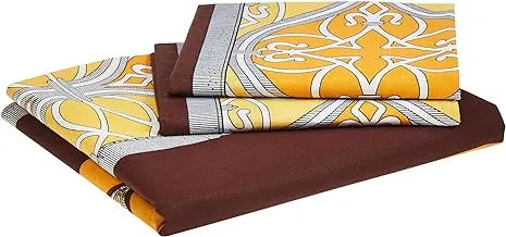 Divine Casa Double Bedsheet Set, Multi-Colour, 222 X 254 cm, Rtl-1512