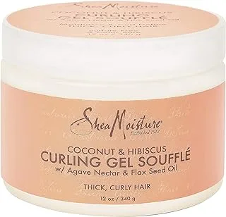 SHEA MOISTURE CurlingGel Souffle 12Oz Coconut & Hibiscus (3 Pack)