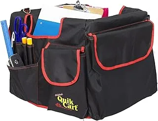 dbest Quik Cart Pockets, Black, Unisex, 20-Pocket Caddy for Easy Organization and Storage