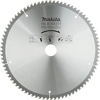 Makita B-O4151 Aluminium Cutting Saw Blade, 260mm Blade Diameter x 30mm Hole Diameter, 80 Teeth