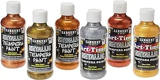 Sargent Art 17-5099 8 Oz Metallic Tempera Paint Set