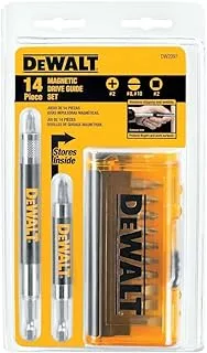 DEWALT Screwdriver Bit Set, Magnetic Drive Guide, 14-Piece (DW2097CS), Pack of 1