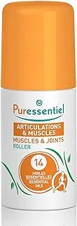 Puressentiel Muscles & Joints Roller 75 مل - فعالية مختبرة ، تأثير فوري ودائم ، أوجاع وآلام ، أصل طبيعي 100٪ ، 14 زيوت أساسية