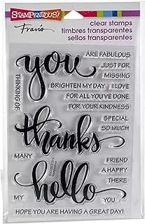 Stampendous Big Words Thanks Clear Stamp Set