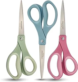 Fiskars SoftGrip Titanium Scissors - Contoured Performance All Purpose - 8