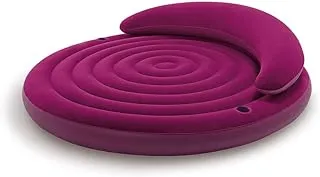 Intex 68881 Ultra Daybed Lounge, Pvc, Double, Multi-Colour, H2.54 X W50.8 X D190.5 Cm, Lounge Ultra Daybed, Full