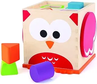 Jadore, Hooty Owl Shape Sorter, Multicolor