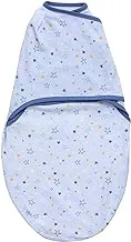 ClevaMama Swaddle to Sleep - Blue (0-3m)