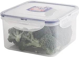 LocknLock Square Food Container, Clear, 1.2L, Hpl822D