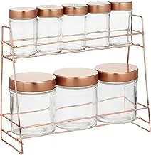 Harmony Table Top 8Pcs Glass Condiment Set 90ML, 350ML