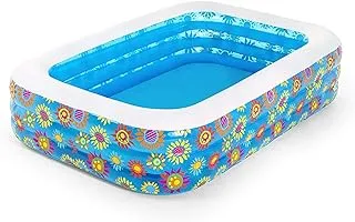 Bestway Happy Flora 2.29 m Inflatable Family Pool