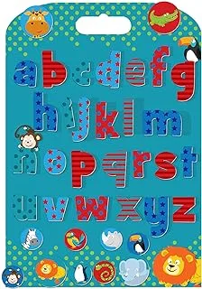 Fiesta Crafts Stickabouts Wild Animals Alphabet, Multi-Colour, T-2888