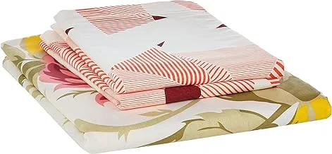 Story At Home Flat Double Bedsheet Set, Multi-Colour, 235 X 270 cm, Vl1204