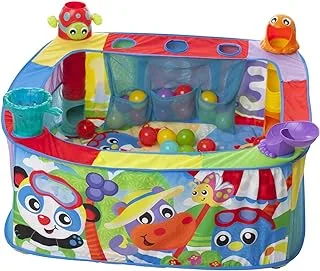 Playgro Pop Up Baby Ball Pit, 6 Months And Up, Drop Activity Gym, Multicoloured, 40175