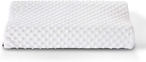 Comfy Space Memory Contour Pillow, White, Dfesr1009