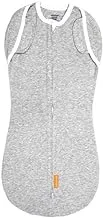 Summer Infant SwaddleMe 1 pk Arms Free Convertible Pod Heathered From 4-6 Months-Grey