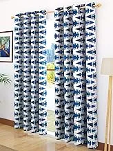 Story At Home Door Curtain Set, Blue, 118cm X 215cm, Dgy2016, Set Of 2, Large