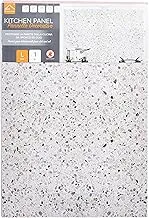 Crearreda Cr-67263 Terrazzo Cement Kitchen Wall Decal, Grey