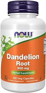 Now Foods Dandelion Root 500 mg 100 Veg Capsules