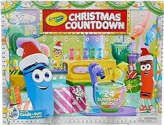 Crayola Christmas Countdown Advent Calendar ، متعدد الألوان