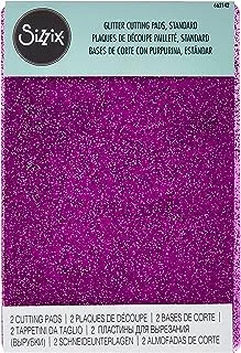 Sizzix SIZ662142 Cutting Pad Standard Purple Silver Glitter Purpleslr