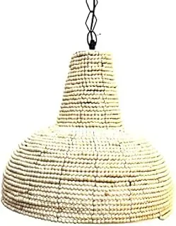 Dubai Garden Centre Woodbeaded Hanging Lamp