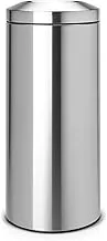 Brabantia Flameguard Waste Paper Bin, 30 L - Matt Steel