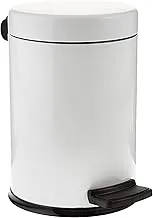 Hailo Pedal Bathroom Trento Dust Bin S S White 4Lt