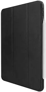 Viva Media Viva-2019Pdm-Elgblk Elegante Folio Case With Apple Pencil Holder For Ipad Mini (2019) - Black (Pack Of1)