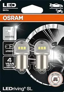 OSRAM LEDriving SL, ≜ R10W, Signal Lights, White 6000K, LED Retrofit, off-road use only, Duo box (2 lamps)