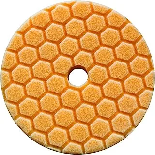 Chemical Guys Hex-Logic Quantum Medium-Heavy Cutting Pad, Orange, 5.5Inch, Bufx112Hex5