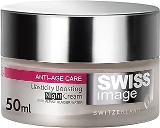 Swiss Image Anti-Age 36+ Elasticity Boosting Night Cream 50 ml | Reduce Appearance of Dark Circles | Reduces Appearance Of Wrinkles And Fine Lines | Collagen boosting Cream for All Skin Types