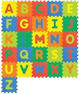 Power Joy Puzzle Mat Alphabet AZ 26pieces Floor Mat Foam Puzzle 32x32cm, 1002