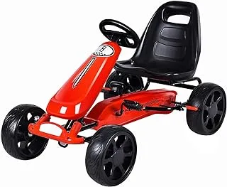 Dorsa Kid's Go Kart Ride On Car, Red, DMD-308